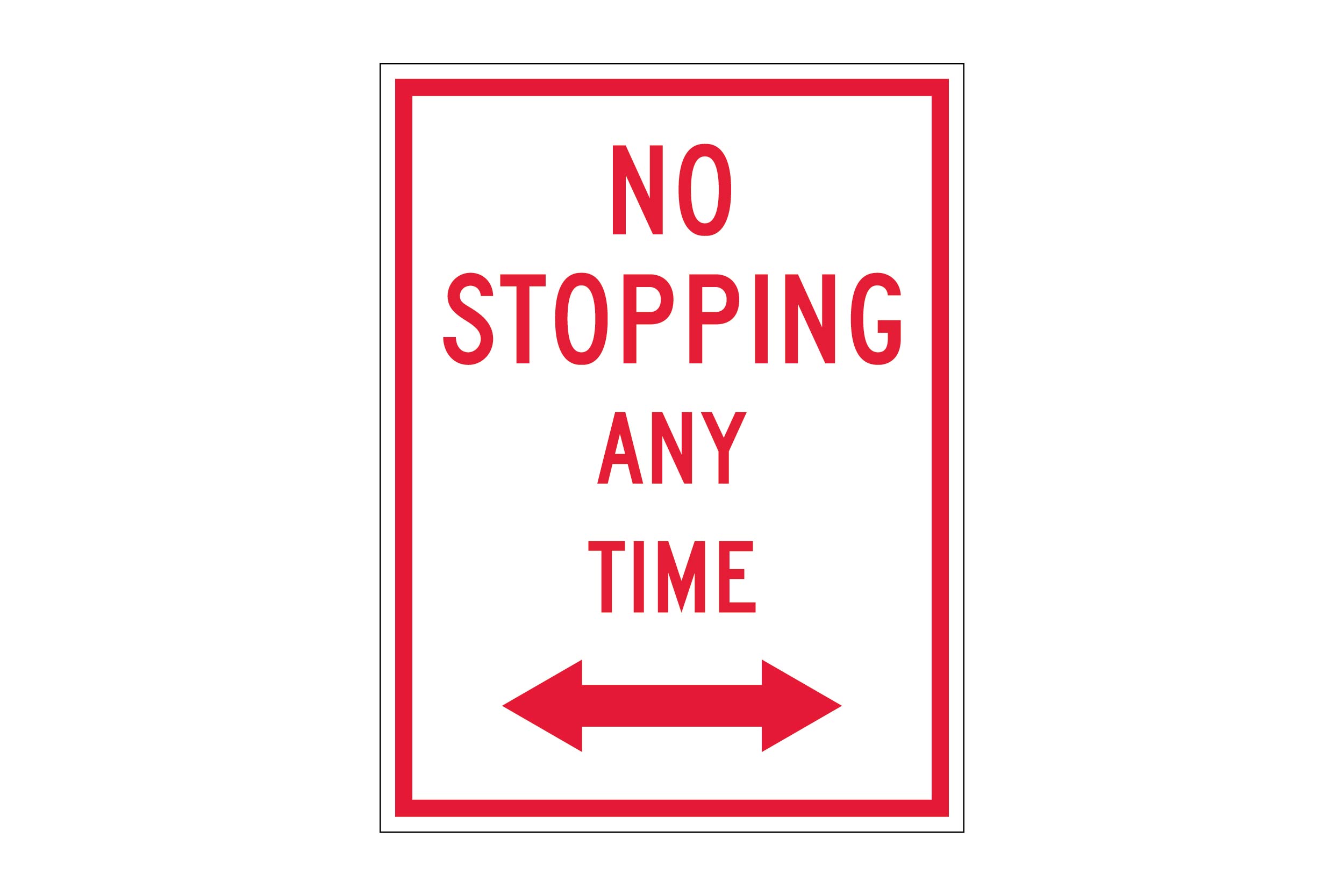 No Stopping Any Time